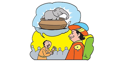 மொழிபெயர்ப்பு: Turn Black Elephant To White Elephant