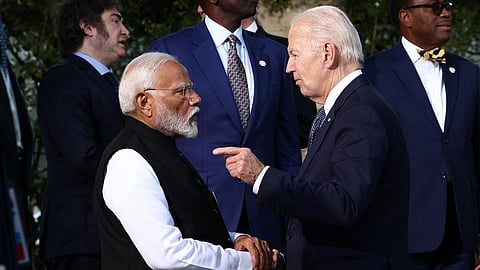 அமெரிக்க அதிபர் ஜோ பைடனை சந்தித்த பிரதமர் மோடி