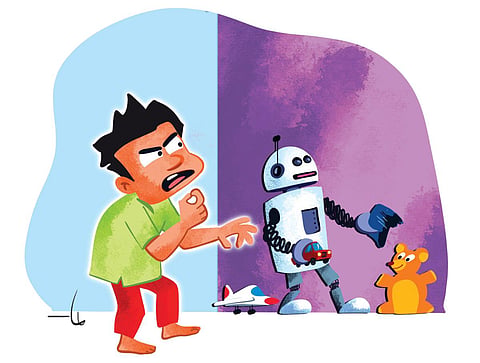 மொழிபெயர்ப்பு: THE WRONGDOER WAS NOT THE ROBOT