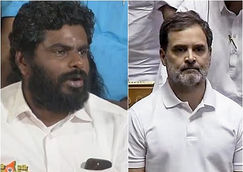 “இந்துக்களை வன்முறையாளர்கள் என்ற ராகுல் காந்தி மன்னிப்பு கேட்க வேண்டும்” - அண்ணாமலை