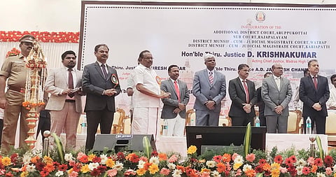 விருதுநகர் மாவட்டத்தில் 4 இடங்களில் புதிய நீதிமன்றங்கள் திறப்பு