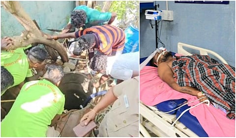 விஷவாயு தாக்கி 2 பேர் உயிரிழந்தனர்