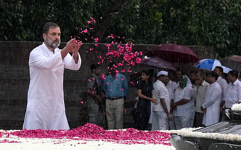 ‘‘அப்பா, உங்கள் போதனைகளே எனக்கு உத்வேகம் அளிப்பவை...’’ - ராஜிவ் காந்தியின் பிறந்தநாளில் ராகுல் உருக்கம்