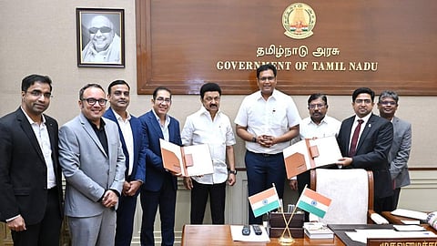 திண்டிவனம் சிப்காட் உணவுப்பூங்காவில் ரூ.400 கோடியில் டாபர் நிறுவன ஆலை: முதல்வர் ஸ்டாலின் முன்னிலையில் ஒப்பந்தம்