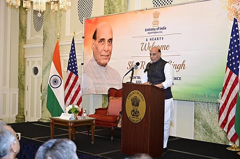 “உலக அமைதியை இந்தியாவும் அமெரிக்காவும் இணைந்து உறுதி செய்ய முடியும்” - வாஷிங்டனில் ராஜ்நாத் சிங் உரை