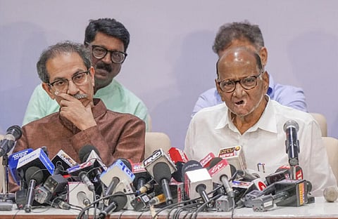 உத்தவ் தாக்கரே, சரத் பவார் | கோப்புப்படம்