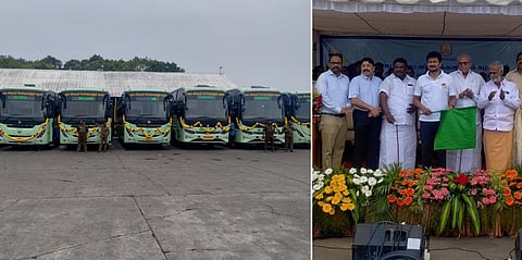 அரசு விரைவுப் போக்குவரத்துக் கழகத்துக்கு ரூ.90.52 கோடியில் 150 புதிய பேருந்துகள்: அமைச்சர் உதயநிதி தொடங்கி வைத்தார்