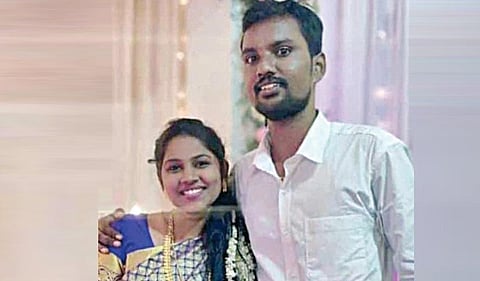 கொலை செய்யப்பட்ட வைஷாலி மற்றும் கைது செய்யப்பட்ட  பாதிரியார் விமல்ராஜ்