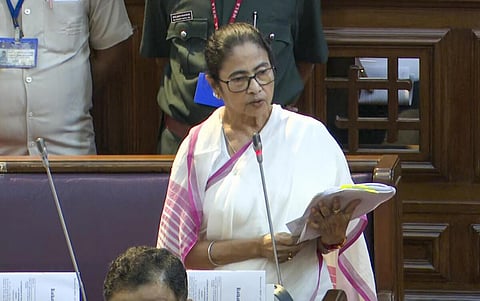 சட்டப்பேரவை சிறப்புக் கூட்டத்தில் இன்று உரையாற்றிய முதல்வர் மம்தா பானர்ஜி
