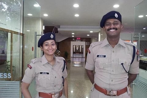 திருச்சி எஸ்பி வருண்குமார், அவரது மனைவி புதுக்கோட்டை எஸ்பி வந்திதா பாண்டே
