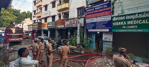மதுரையில் தனியார் மகளிர் தங்கும் விடுதியில் தீ விபத்து: 2 பெண்கள் உயிரிழப்பு