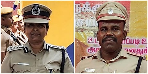 வேலூர் சிறைத் துறை டிஐஜி ராஜலட்சுமி மற்றும் சிறை  (பொறுப்பு) கண்காணிப்பாளர் அப்துல் ரகுமான் 
