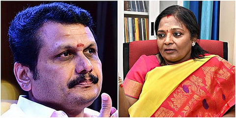 “முறைகேடு வழக்கில் கைதான செந்தில் பாலாஜியை உறுதியானவர் என பாராட்டுவது வேடிக்கை” - தமிழிசை சாடல்