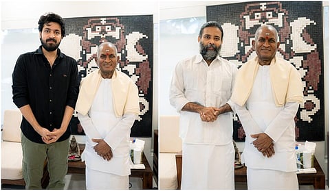 இளையராஜாவுக்கு நேரில் நன்றி கூறிய ‘லப்பர் பந்து’ படக்குழு!