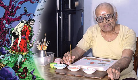 ஓவியர் சங்கர் நூற்றாண்டு: ஒரு தலைமுறை அடையாளச் சின்னமான விக்கிரமாதித்தன் - வேதாளம்