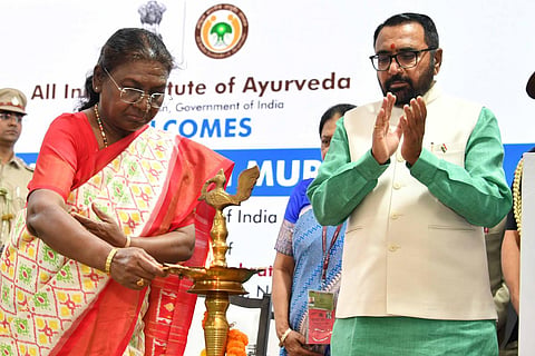 உலகுக்கு இந்தியா அளித்த விலை மதிப்பற்ற பரிசுதான் ஆயுர்வேதம்: குடியரசுத் தலைவர் திரவுபதி முர்மு
