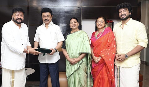 காளிதாஸ் திருமண நிகழ்வில் பங்கேற்க முதல்வர் ஸ்டாலினுக்கு நடிகர் ஜெயராம் நேரில் அழைப்பு