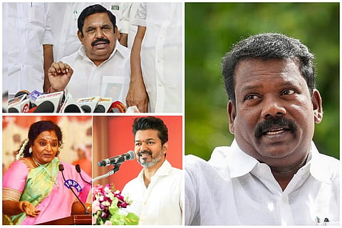 ஆயுத பூஜை, சரஸ்வதி பூஜை, விஜய தசமிக்கு அரசியல் கட்சித் தலைவர்கள் வாழ்த்து!