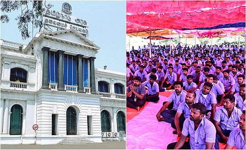 சாம்சங் விவகாரம்: சிஐடியு, ஊழியர்களிடம் அமைச்சர்கள் பேச்சுவார்த்தை