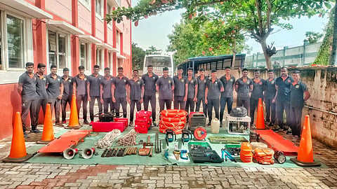 வடகிழக்கு பருவமழை முன்னெச்சரிக்கை: மாநில பேரிடர் மீட்பு குழுவினர் கடலூர் வருகை