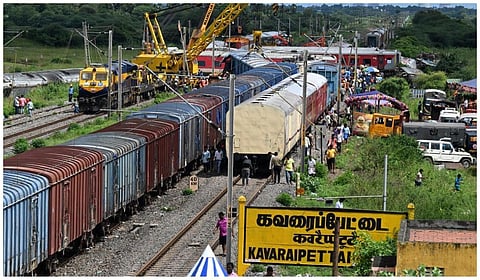 கவரைப்பேட்டை விபத்து குறித்து ரயில்வே ஊழியர்களிடம் போலீஸார் விசாரணை