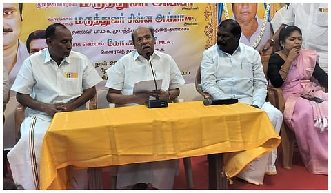 ‘‘எனக்கு அவர் தளபதி’’: பாமக முன்னாள் தலைமை நிலைய செயலாளர் படத்திறப்பு நிகழ்வில் ராமதாஸ் உருக்கம்