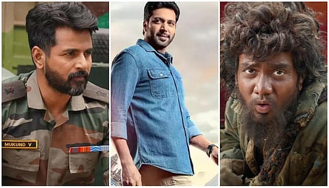 அமரன் Vs பிரதர் Vs ப்ளடி பெக்கர் - தீபாவளி ரேஸில் முன்பதிவு எப்படி? 