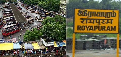 சென்னை - பிராட்வே பேருந்து நிலையம் புனரமைப்பு - ராயபுரத்தில் தற்காலிக பஸ் நிலையம்