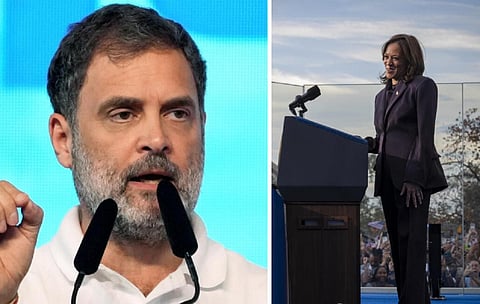‘உங்கள் நம்பிக்கைச் செய்தி பலரை ஊக்குவிக்கும்’ - கமலா ஹாரிஸுக்கு ராகுல் காந்தி கடிதம் 