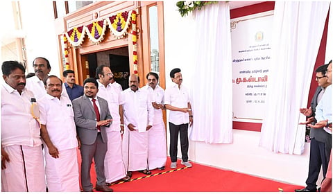 விருதுநகரில் ரூ.77 கோடியில் கட்டப்பட்ட புதிய மாவட்ட ஆட்சியர் அலுவலக கட்டிடம் திறப்பு