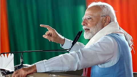 “எஸ்சி, எஸ்டி, ஓபிசி ஒற்றுமைக்கு எதிரானது காங்கிரஸ் கட்சி” - பிரதமர் மோடி 