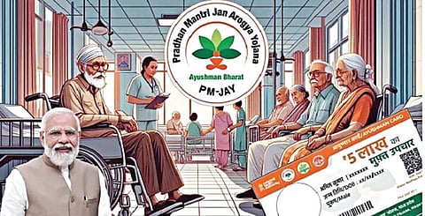 70 வயது முதியவர்களுக்கான ஆயுஷ்மான் காப்பீடுக்கு 5 லட்சம் பேர் முன்பதிவு