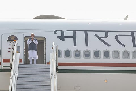 நைஜீரியா, பிரேசில், கயானா நாடுகளுக்கு 5 நாள் பயணமாக புறப்பட்டார் பிரதமர் மோடி