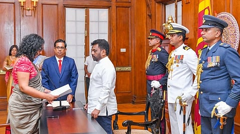 ஹரிணி அமரசூரிய பதவியேற்பு