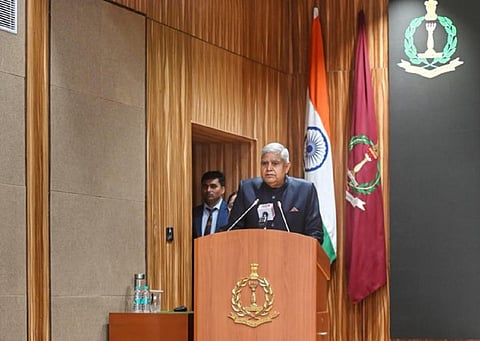 “இந்தியா... உலகின் ஆன்மிகத் தலைநகரம், தெய்வீகத்தின் தொட்டில்!” - ஜக்தீப் தன்கர்