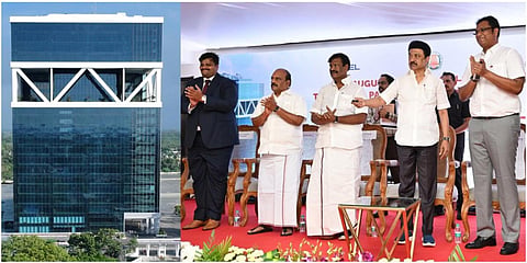 பட்டாபிராமில் ரூ.330 கோடி செலவில் 21 தளங்களுடன் கட்டப்பட்டுள்ள டைடல் பூங்காவை தமிழக முதல்வர் மு.க. ஸ்டாலின்  திறந்து வைத்தார்.