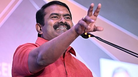 பாசத்தை பொழிவதாக திமுக மீது குற்றச்சாட்டு: அதானியை முதல்வர் ரகசியமாய் சந்தித்தது ஏன்? - சீமான் கேள்வி