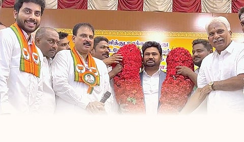 புதுச்சேரி அரசியலில் தடம் பதிக்கும் லாட்டரி மார்ட்டின் மகன்! - வரிந்து கட்டி விழா எடுக்கும் பாஜக எம்எல்ஏ-க்கள்