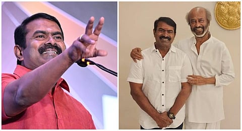 “ரஜினி திரையுலகின் சூப்பர் ஸ்டார்; நான் அரசியலில் சூப்பர் ஸ்டார்” - சீமான்