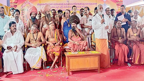 அடுத்த முறையும் மத்தியில் மோடி ஆட்சி, தமிழகத்தில் திமுக ஆட்சி தொடர வேண்டும்: மதுரை ஆதீனகர்த்தர்