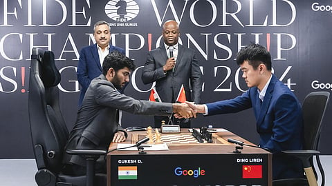 உலக செஸ் சாம்பியன்ஷிப்: டிங் லிரென் - குகேஷ் 10வது சுற்றில் மோதல்