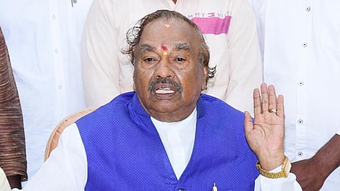 பாஜக மூத்த தலைவர் ஈஸ்வரப்பா மீது வழக்குப்பதிவு