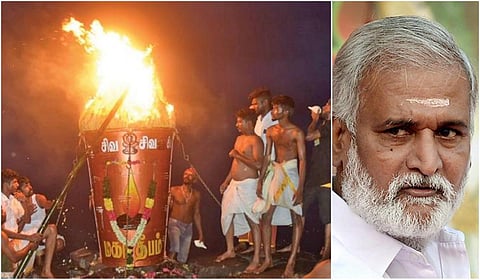 திருவண்ணாமலை தீபத் திருவிழா | மலை உச்சியில் தீபம் ஏற்றப்படும்; சட்டப்பேரவையில் அமைச்சர் சேகர்பாபு உறுதி