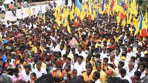 பாமக ஆர்ப்பாட்டம் | கோப்புப் படம்.