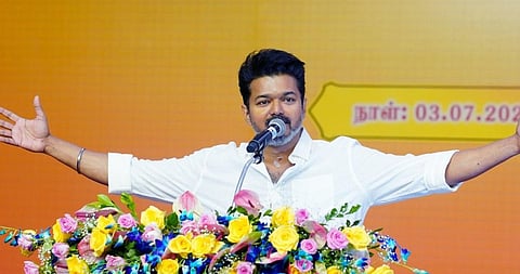 தவெக தலைவர் விஜய்