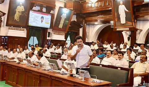 சட்டப்பேரவையில் துணை முதல்வர் உதயநிதி ஸ்டாலின் பேசினார்