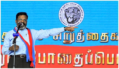 “மாநில உரிமைகளைப் பறிக்கும் சனாதன அரசியல் சதியே யுஜிசி புதிய விதிகள்” - திருமாவளவன்