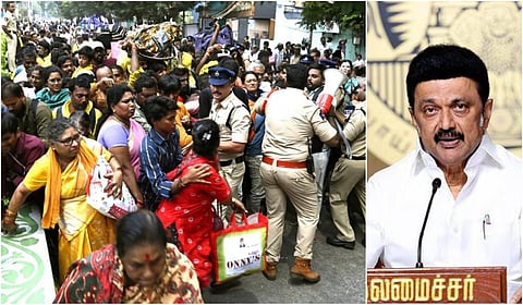 திருப்பதி நெரிசலில் சிக்கி உயிரிழந்த பெண்ணின் குடும்பத்துக்கு ரூ.2 லட்சம் நிவாரணம் - முதல்வர் ஸ்டாலின் அறிவிப்பு