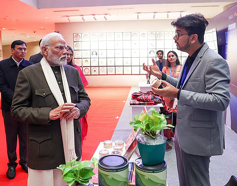 'விக்சித் பாரத்' இளம் தலைவர்கள் உரையாடல் கண்காட்சி - பிரதமர் மோடி பங்கேற்பு