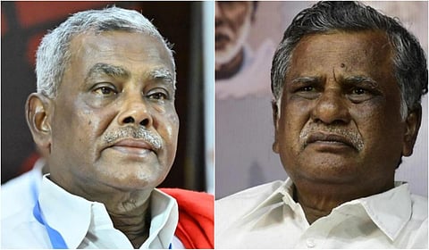 பெ.சண்முகம் மற்றும் இரா.முத்தரசன்